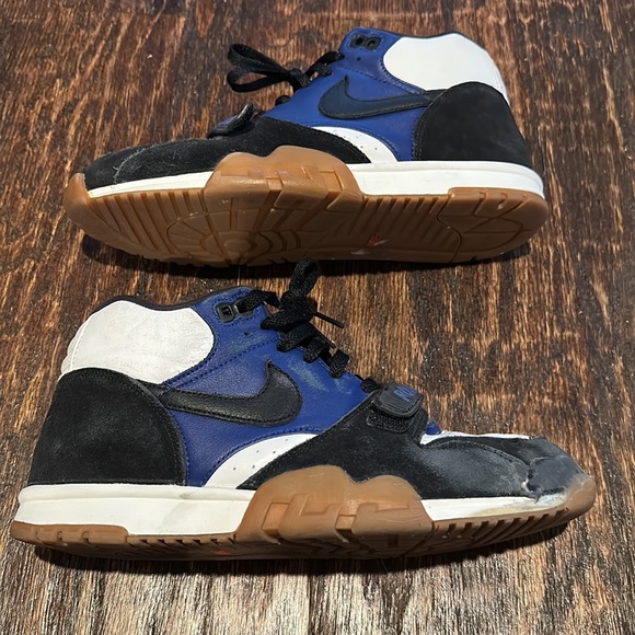 Nike SB x Polar Skate Co Air Trainer 1 SB Black Deep Royal Blue 🔥 - Picture 5 of 9
